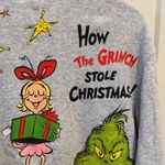 Dr. Seuss  Gray Grinch and Max Graphic Sweatshirt Photo 5
