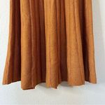 RONNY KOBO Laine Pleated Shimmer Knit Midi Maxi Skirt Size Small Orange Photo 11