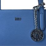 Michael Kors DKNY Blue Bryant Medium Zippered Tote Bag with Structured Design MSRP 178.00 Photo 2