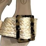 Scoop rolie natural straw design slip ons Brown Size 8.5 Photo 5