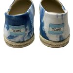 Toms NEW  Alpargata Rope Tie-Dye Slip On Flats size 8 Blue Photo 7