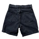 Abercrombie & Fitch Black Ultra High Rise Pleated Front Short Size 27 Photo 2