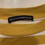 Brandy Melville Yellow And White Long Sleeve Photo 2