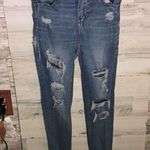 American Eagle curvy high rise Jeggings distressed jeans 0 next level stretch Photo 2