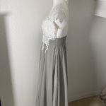 Women’s Ivory Lace Top Chiffon V Photo 3