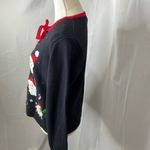 Dress Barn  size medium Santa clause sweater Photo 6