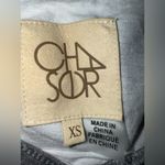 Chaser  Women's White and Gray Stripe Tank Top XS NEW #714 Photo 1