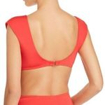 Trina Turk Getaway Knot Front Bikini Top In Red Size M/10 Photo 5