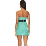 Revolve Superdown Lexi Sweetheart Mini Dress in Teal Size XS NWT Mermaid Blue Bow Photo 5