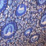 Old Navy Blue & White Fan Floral Vine Maxi/Midi Dress Photo 7