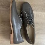 Theory Lace-up Flat Shoes Gray size 37 NEW Photo 1