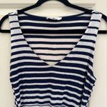 Love Tree  Women's Striped Black & White Knit Dress Size Large Photo 4