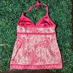 Nicole Miller y2k pink white halter lingerie top size 12 Photo 1