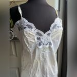 Vintage white lace slip dress, size large Photo 2