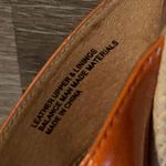 Born Leather Wedge Sandals Size 8 Medium Orange Photo 9