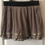 Free People Lace Sequins Tiered Fairy Inspired Short Skirt size M Photo 4