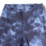 Danskin Now Womens Athletic Leggings Acid Wash Tie Dye Blue Pockets Medium Photo 1