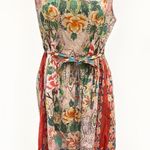 Johnny Was  Cotton Midi Dress Size Small Boho Patchwork Cottagecore Floral Photo 0