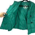 Bernardo Box Quilt Puffer Jacket Coat Emerald Green Size Small Outdoor Cozy Warm Photo 5