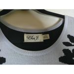 Eliza J  Womens Large Sweater Dress Black Blue Floral Party Going Out Career Boho Photo 4