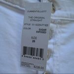 Current/Elliott NWT Current Elliot The Original Straight Ankle High Waist Jeans Photo 7