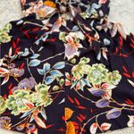 Band of Gypsies Multi-color Sleeveless Floral Romper with Tie in front Photo 9