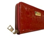 Bebe  Red Zip Around Wallet Photo 2