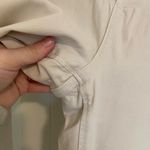 Lands' End Lands’ End women’s cream beige tan high rise straight denim jeans size 14 Photo 1