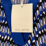 Ava James  Shirt size M length 25” bust 30” brand new color blue white black Photo 3