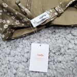 ANDIE Swim Bora Bora Bandeau Bikini Top Green Ditzy Floral Size Medium Lined Photo 3