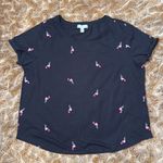 Vintage America Black Cherry Print Women's Top size XXL Photo 4