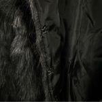 Say What? Say What? Junior’s Faux Fur Vest Hook & Loop Closure Black/Grey Combo XL NWT Photo 4