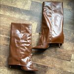 Source Unknown Elegant Brown Leather Women's Boots Photo 2