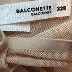 Aerie  Smoothez Balconette Bra Light Tan Mesh Underwire Size 32B New Photo 4