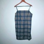 Paper Moon 3X Fall Plaid Jumper Dress Plus in Tan Black Blue Photo 0