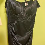 Windsor Off Shoulder Navy Dress Photo 1