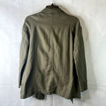 Nomadic Traders NTCO Linen Blend Utility Green Jacket Size Small Photo 2