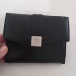 Versace Gianni Authentic Leather Unisex Tri-Fold Wallet in Black Portagfolio Photo 1