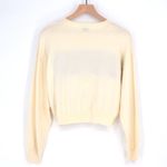 Aritzia Sunday Best Wool Blend Crewneck Sweater Color Block Cream Navy Women's S Photo 1