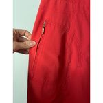 Chico's  Red Short Sleeve Zip Front Utility Dress Size 1 Photo 4