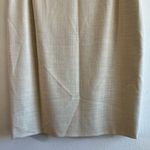 Escada Skirt Creamy Tan Silk & Wool Blend Pencil Skirt Sz EU 42 NWT Neutral Photo 4