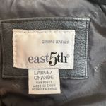 East 5th , Genuine Leather Jacket, Women's, Nice! Black, Zip-Up, 2 Pockets Photo 1