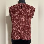 MM Couture EUC  by Miss Me Red Ruffle Sleeveless Blouse size small Photo 4