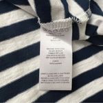 Nordstrom & Layered Navy & White Striped V Neck Tee Shirt XS Preppy Summer Style Photo 3