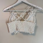 Free People FP One Adella Bralette Cropped Top Smocked Embroidered XS 282358 Photo 4