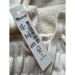 Madewell  Cotton-Hemp Pull-On Sweatshorts S NWT Ivory Cream Photo 3