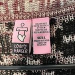 love on a hanger Sweater Aztec Fringe Cardigan L Photo 4