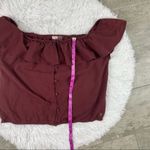 Roxy Off Shoulder Ruffle Neck Blouse Size large Photo 5