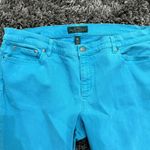 Lauren Ralph Lauren Modern Straight Ankle Jeans in Teal, Size 18W​​​ Blue Photo 1