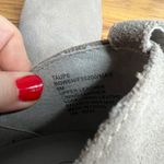 Joie  Rowen Taupe Leather Suede Booties Size 9 Ankle Boots V Cut Low Heel NEW Photo 1